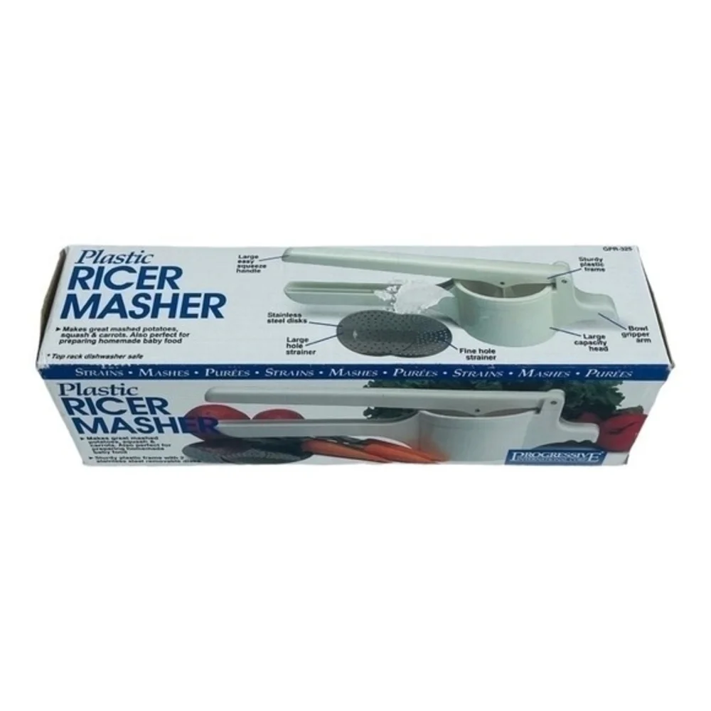 Progressive GPR-325 Potato Ricer Masher Stainless Steel Strainer Puree Tool NIB